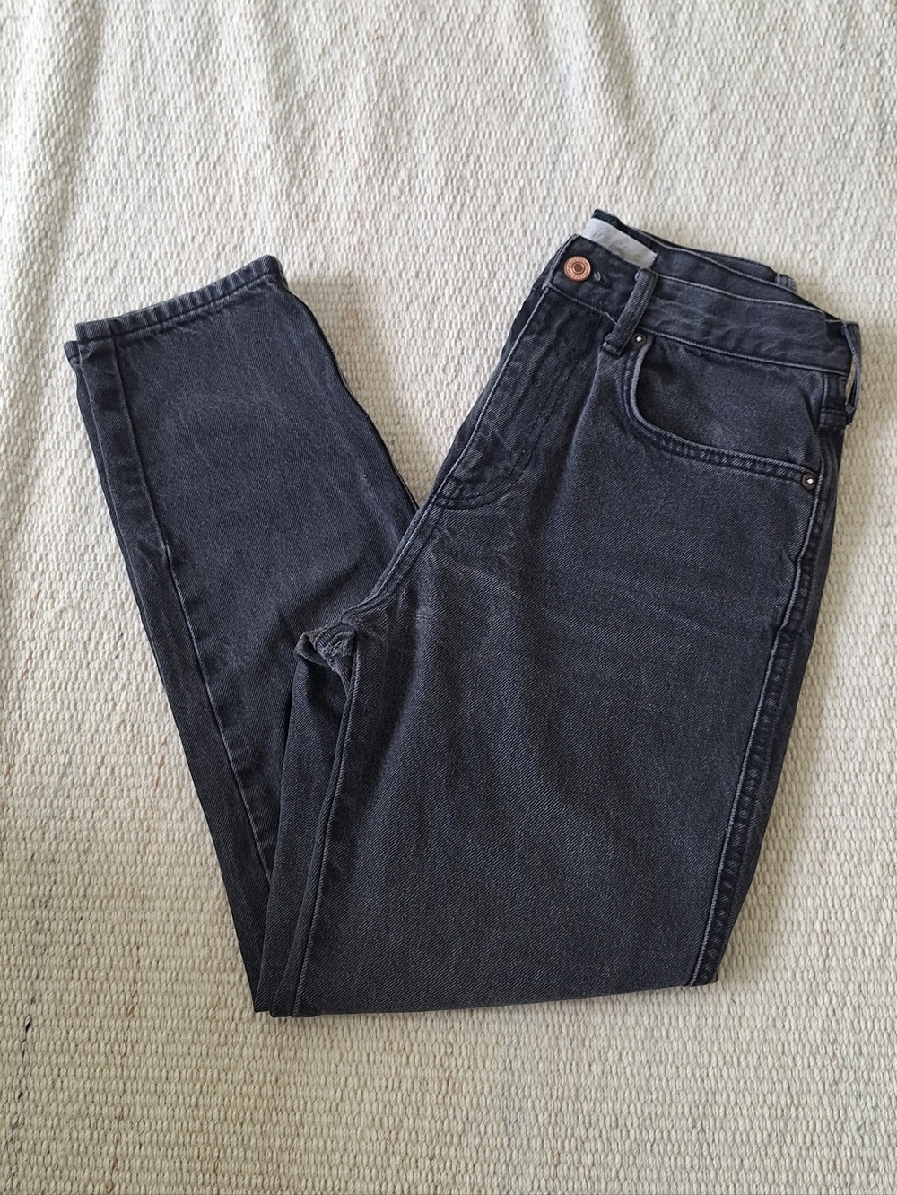 Free People Stovepipe Crop Denim